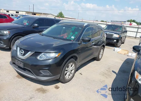 2016 Nissan Rogue Sv из США, поврежденный, VIN 5N1AT2MT3GC828141